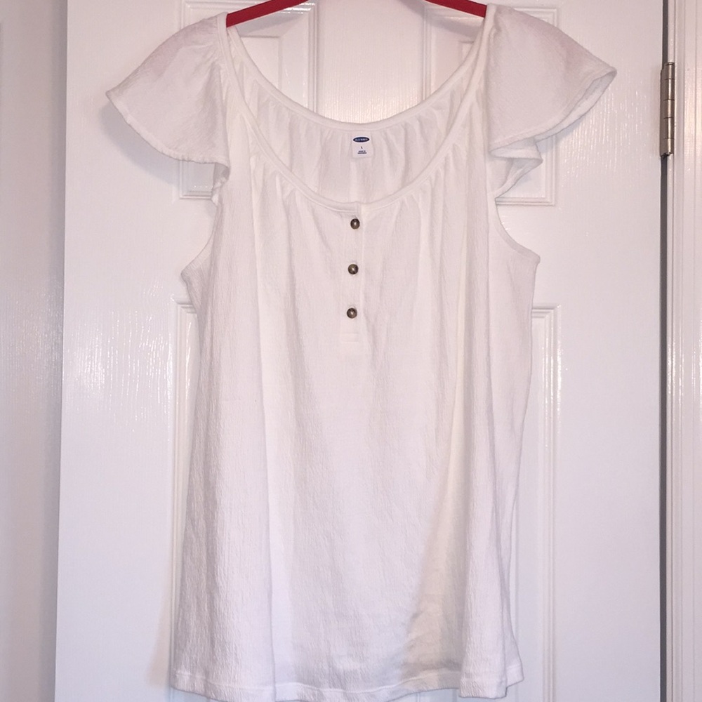 Old Navy white blouse